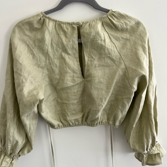 Reformation long sleeve cropped top - Picture 3 of 3